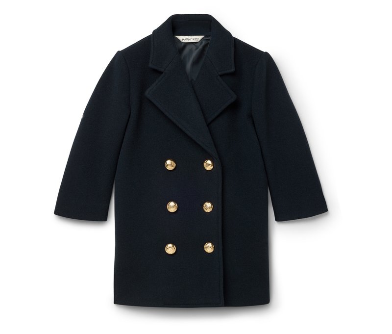 Tchibo - Kinder-Caban-Mantel - Gr. 110/116 - dunkelblau