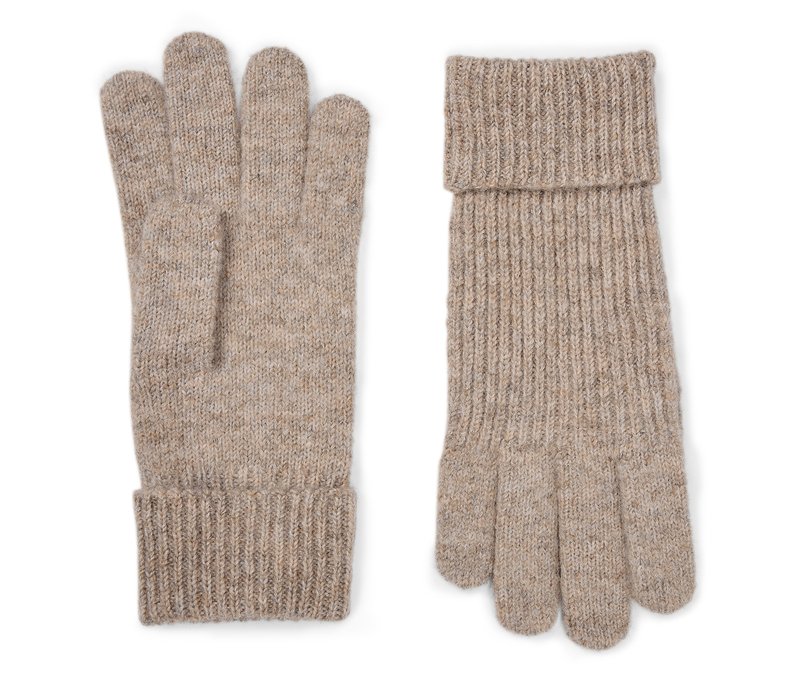 Tchibo - Kinder-Strickhandschuhe - Gr. 110-128 - beige