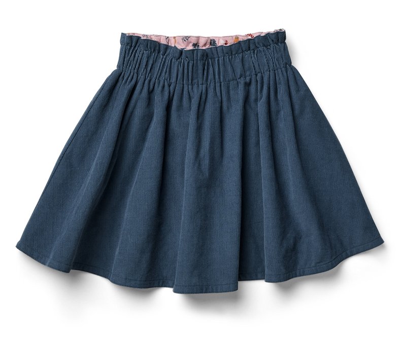 Tchibo - Kinder-Cord-Wende-Rock - Gr. 110/116 - dunkelblau