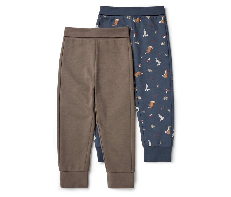Tchibo - 2 Baby-Sweathosen - Gr. 98/104 - dunkelblau
