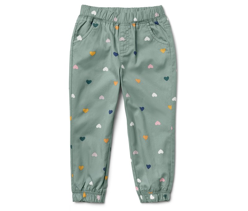 Tchibo - Kinder-Pull on pants ‒ Fit »Ella« - Gr. 110/116 - grün