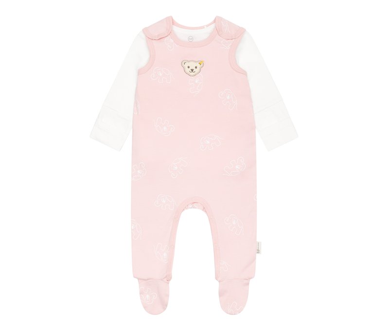 Steiff - Gr. 56 - rosa/print