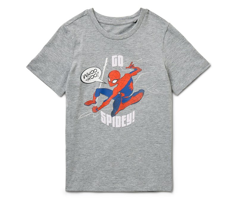 Tchibo - Kinder-T-Shirt »Spider-Man« - Gr. 86/92 - grau