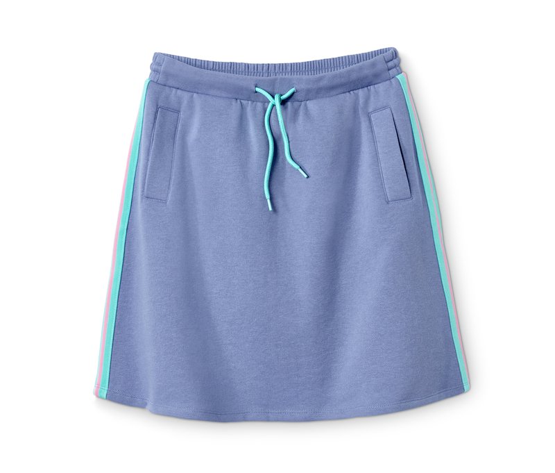 Tchibo - Sweatrock mit recyceltem Polyester - Gr. 122/128 - blau