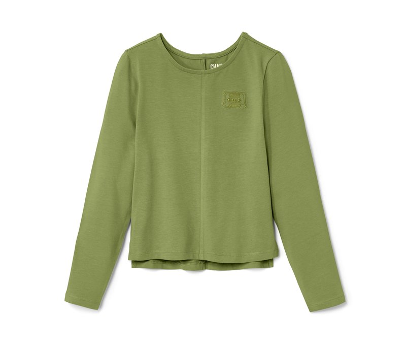 Tchibo - Kinder-Langarmshirt - Gr. 146/152 - hellgrün