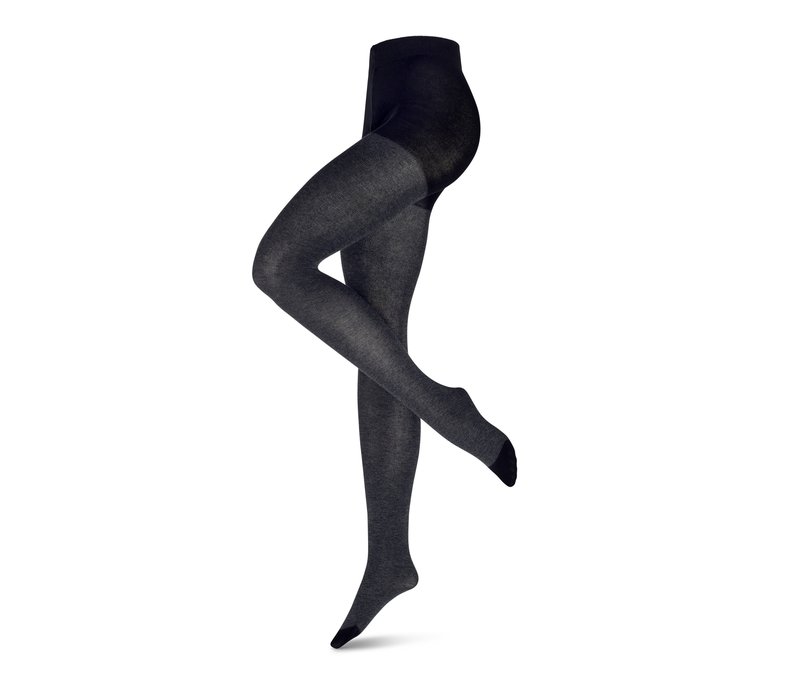 Tchibo - Struktur-Strumpfhose - Damen - Gr. M - dunkelgrau