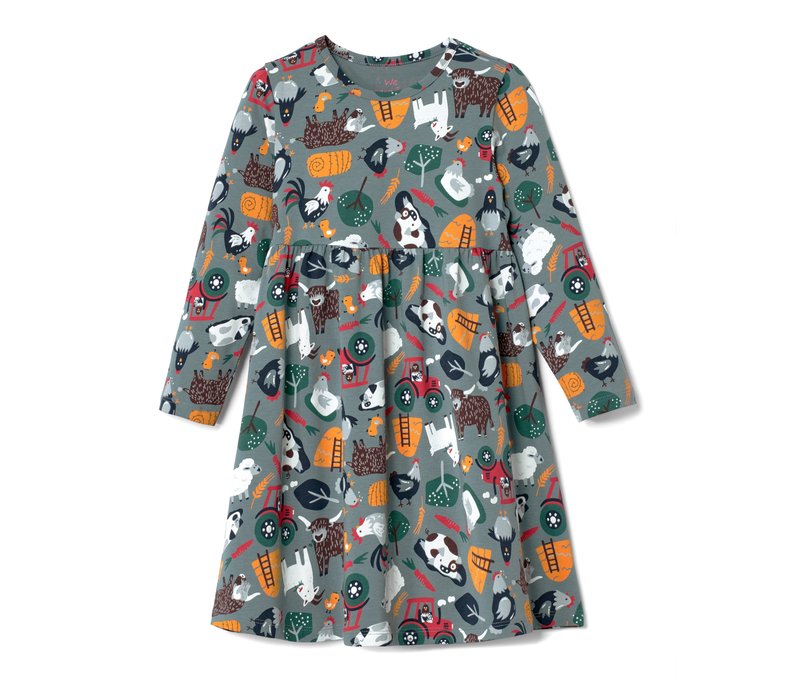 Tchibo - Baby Jerseykleid - Gr. 62/68 - blau