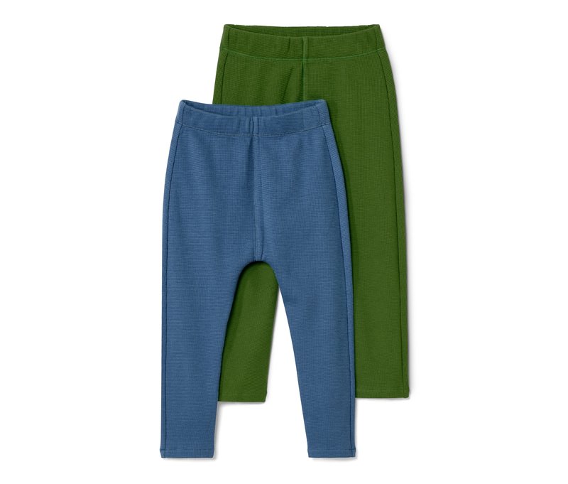 Tchibo - 2 Babyhosen - Gr. 62/68 - blau