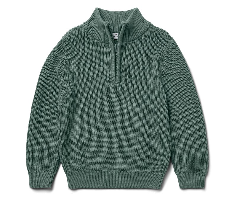 Tchibo - Kinder-Strick-Troyer - Gr. 98/104 - dunkelgrün