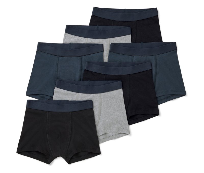 Tchibo - 7 Kinder-Slipboxer - Gr. 158/164 - dunkelblau