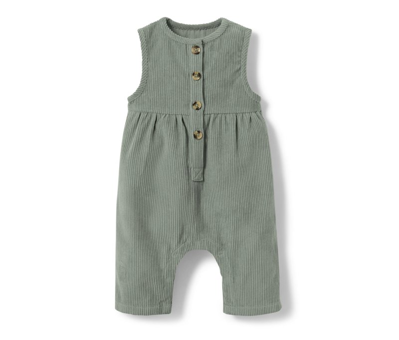 Tchibo - Baby-Cordlatzhose - Gr. 86/92 - olivgrün