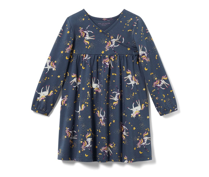 Tchibo - Kinder-Jerseykleid - Gr. 86/92 - blau