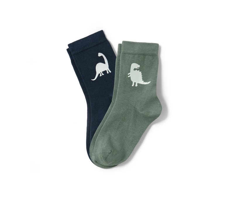 Tchibo - 2 Paar Socken - Gr. 23-26 - dunkelblau