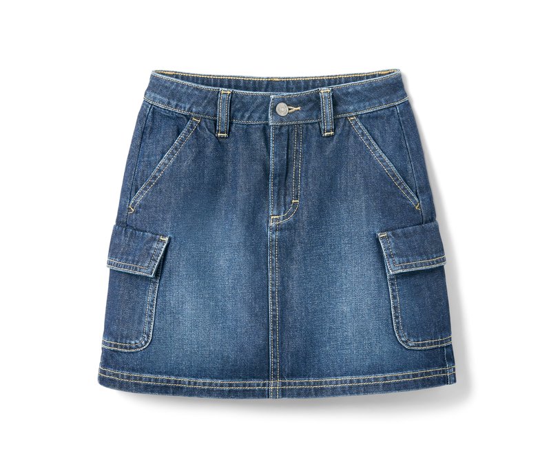 Tchibo - Kinder-Jeans-Rock - Gr. 146/152 - dunkelblau
