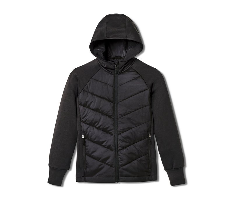 Tchibo - Kinder-Thermo-Sportjacke - Gr. 134/140 - schwarz