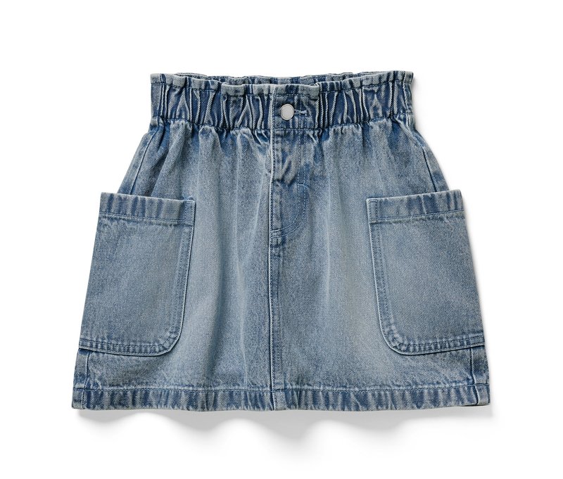 Tchibo - Kinder-Paperbag-Jeansrock - Gr. 134/140 - dunkelblau