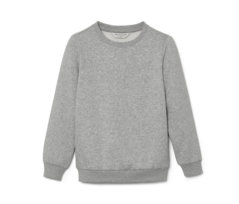 Tchibo - Kinder-Sweatshirt mit angerauter Innenseite - Gr. 158/164 - grau