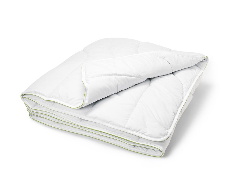 irisette® greenline-Steppdecke Dacron®-Aktivkohle - weiß