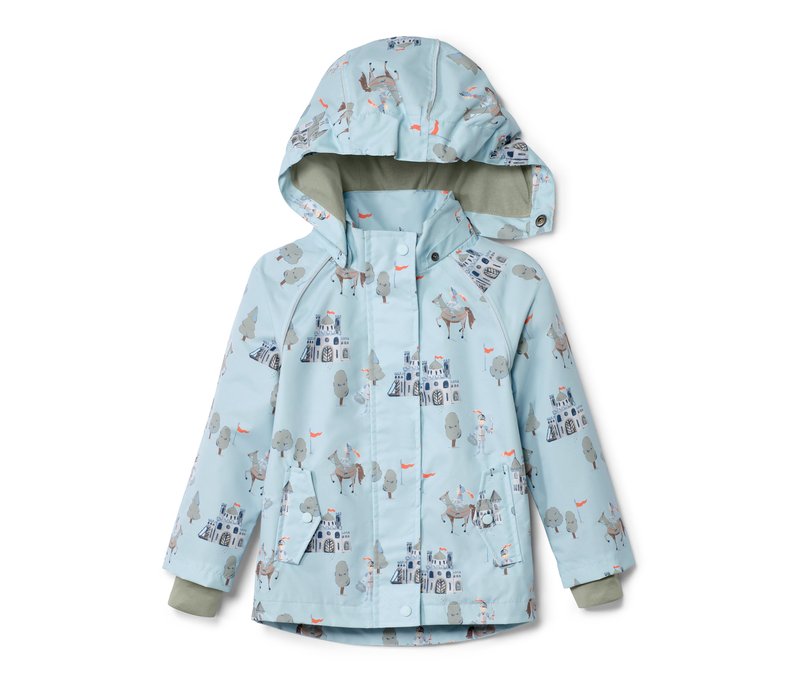 Tchibo - Kinder-Regenjacke - Gr. 110/116 - hellblau