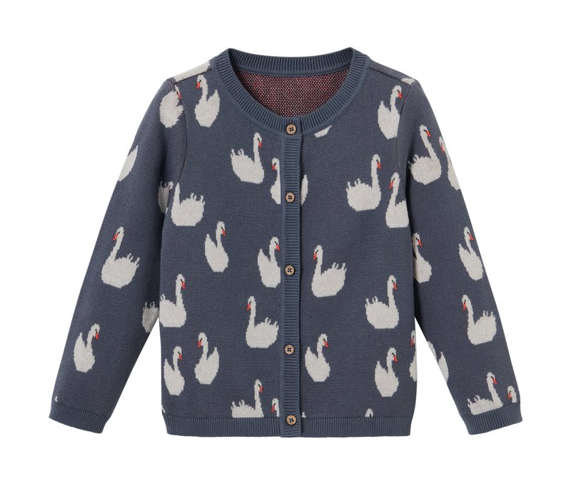 Tchibo - Kinder-Strickjacke - Gr. 86/92 - lila