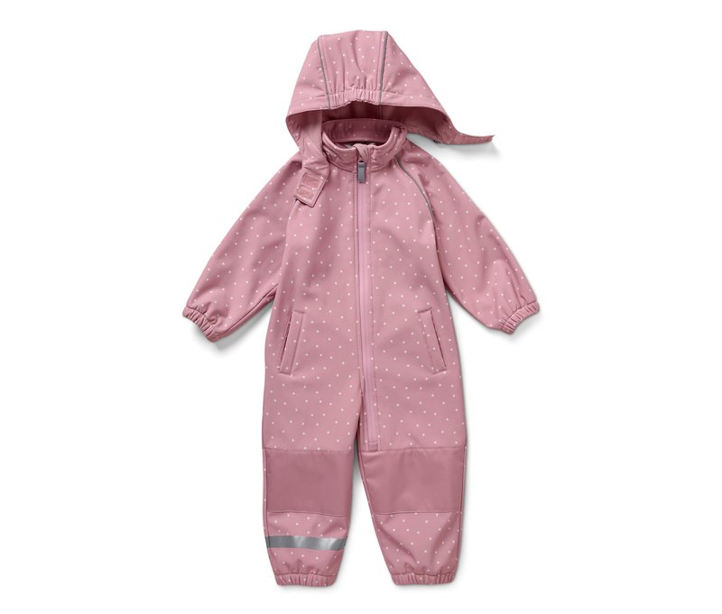 Tchibo - Kinder-Softshell-Einteiler - Gr. 110/116 - creme