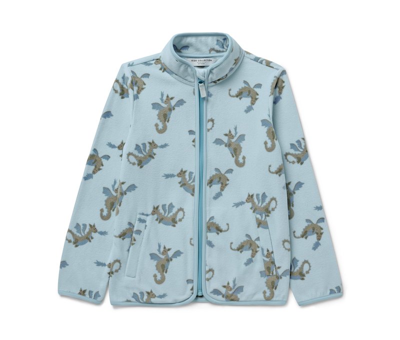 Tchibo - Kinder-Fleecejacke - Gr. 122/128 - hellblau