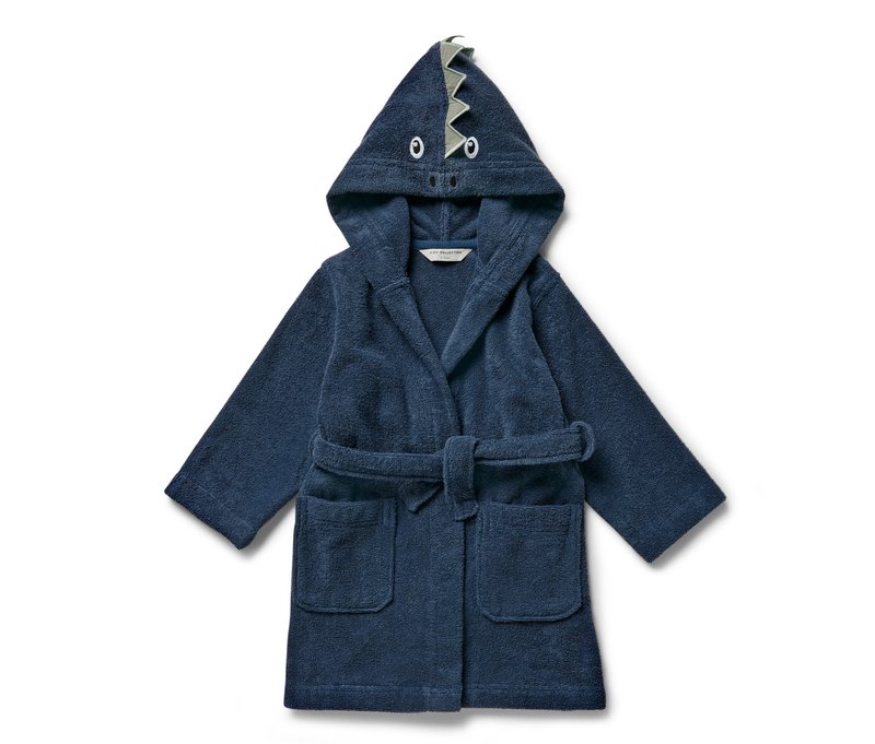 Tchibo - Kinder-Bademantel - Gr. 86/92 - blau