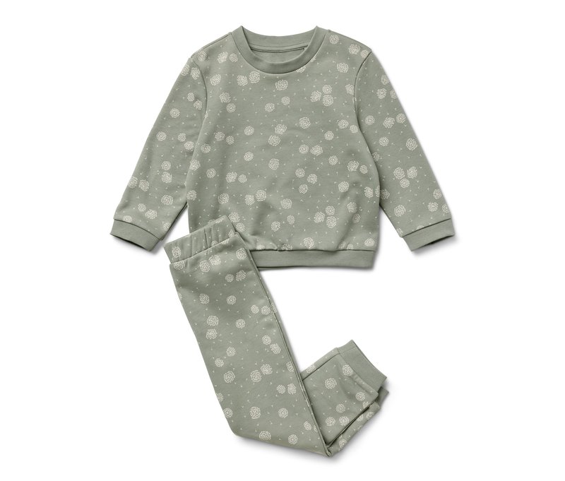 Tchibo - Sweat-Kombi - Gr. 74/80 - weiß/print