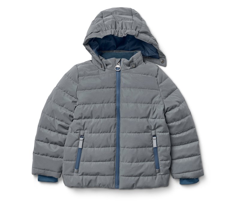 Tchibo - Reflektierende Kinder-Steppjacke - Gr. 86/92 - silber