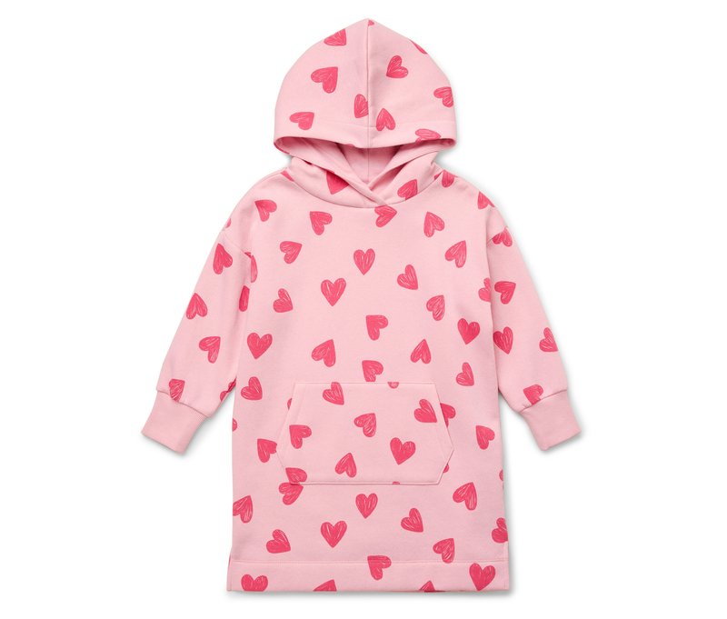 Tchibo - Kinder-Loungewear-Kleid - Gr. 98/104 - hellrosa