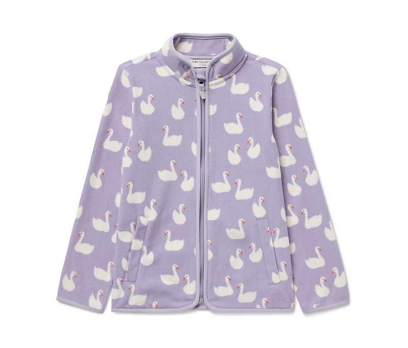 Tchibo - Kinder-Fleecejacke - Baby - Gr. 86/92 - lila