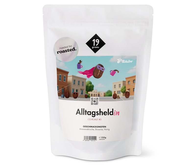 19grams x roasted. - Alltagsheldin Co-Roast #3 Omni-Roast - 250 g Ganze Bohne - Intensität: 5/6