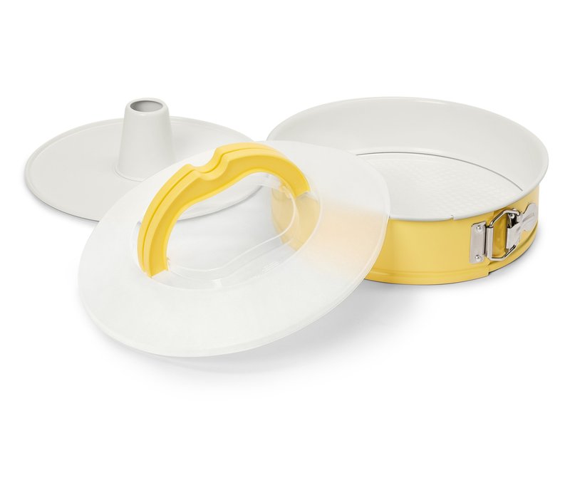 Tchibo - Springform mit Transportdeckel - weiß