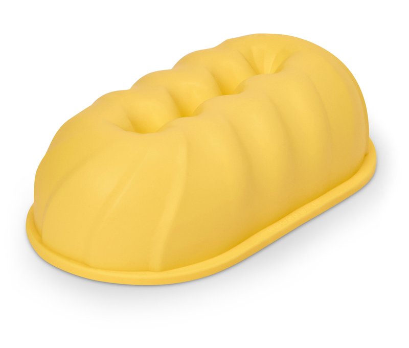 Tchibo - Backform mit Zopfmuster - gelb