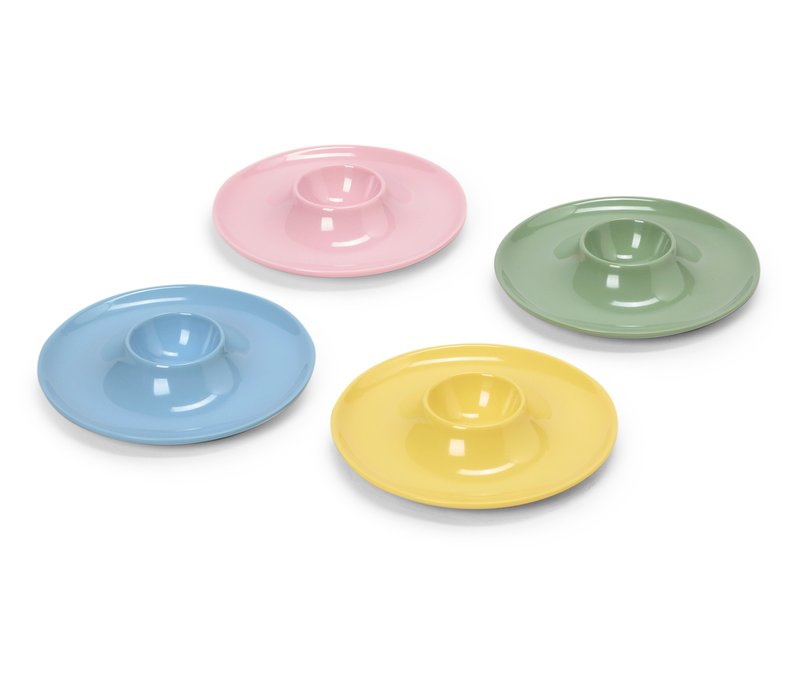 Tchibo - 4 Eierbecher - hellblau