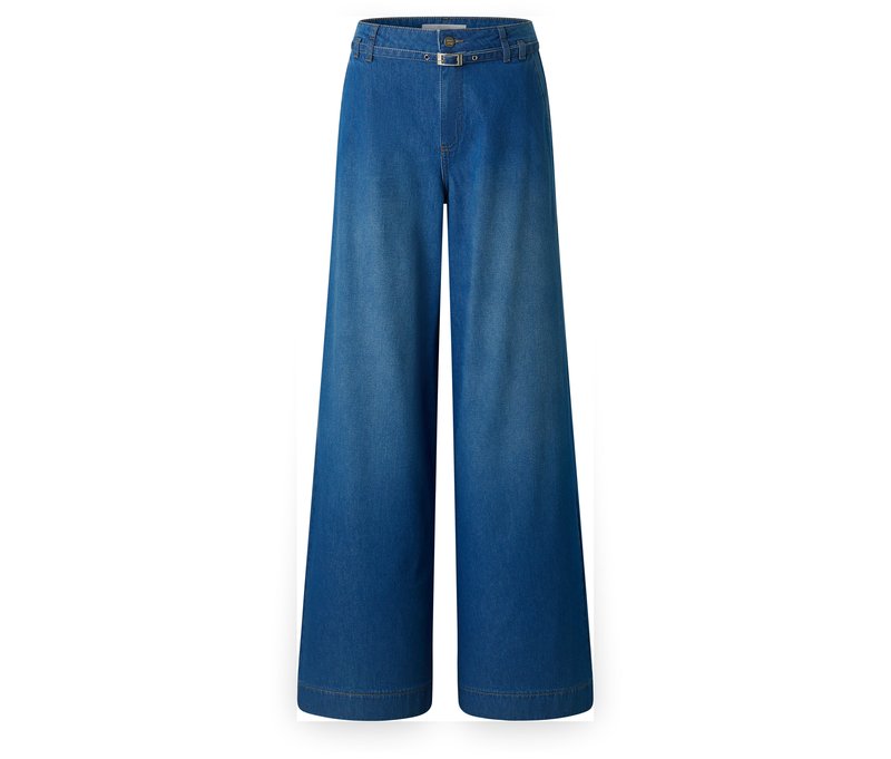 Angels Denim »Liva« Sleek Wide Leg - Damen - Gr. 36 - blau