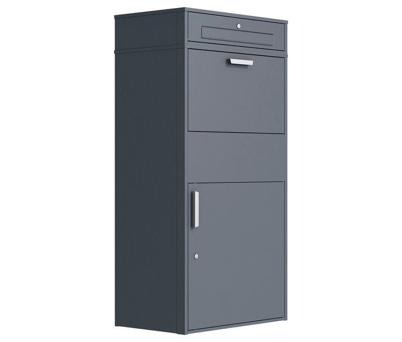 Tchibo - Paketbox XXL - 72x45x128cm - anthrazit - Stahl