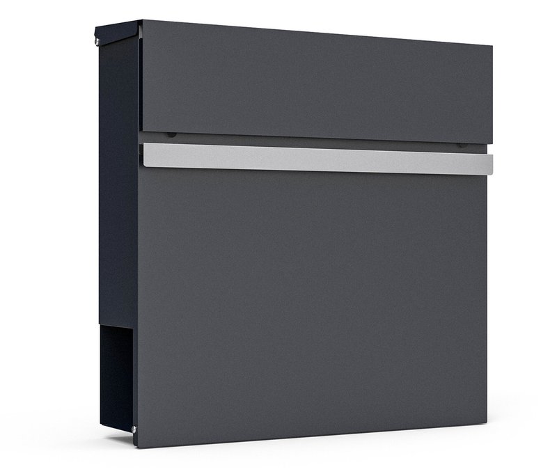 Tchibo - Briefkasten »Brixa C« - 11x37x37cm - anthrazit - Stahl