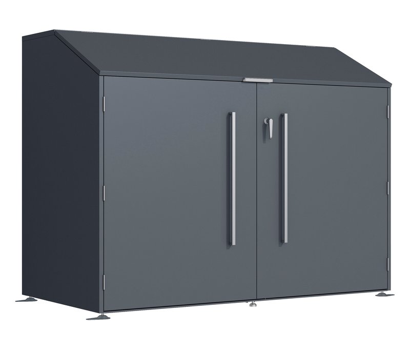 Tchibo - Fahrradbox - 200x100x154cm - anthrazit - Stahl