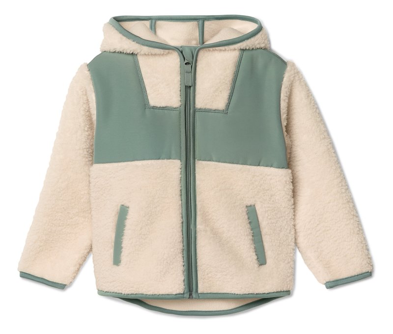 Tchibo - Kinder-Teddy-Jacke - Jungen - Gr. 98/104 - beige