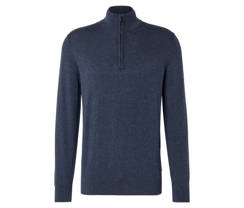 Tchibo - Troyer-Pullover - Herren - Gr. M - dunkelblau