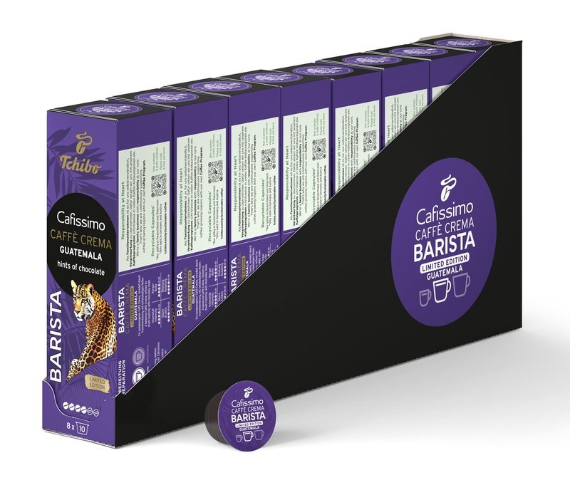 Cafissimo Barista Caffè Crema Guatemala - 80 Kapseln - Intensität: 4/6