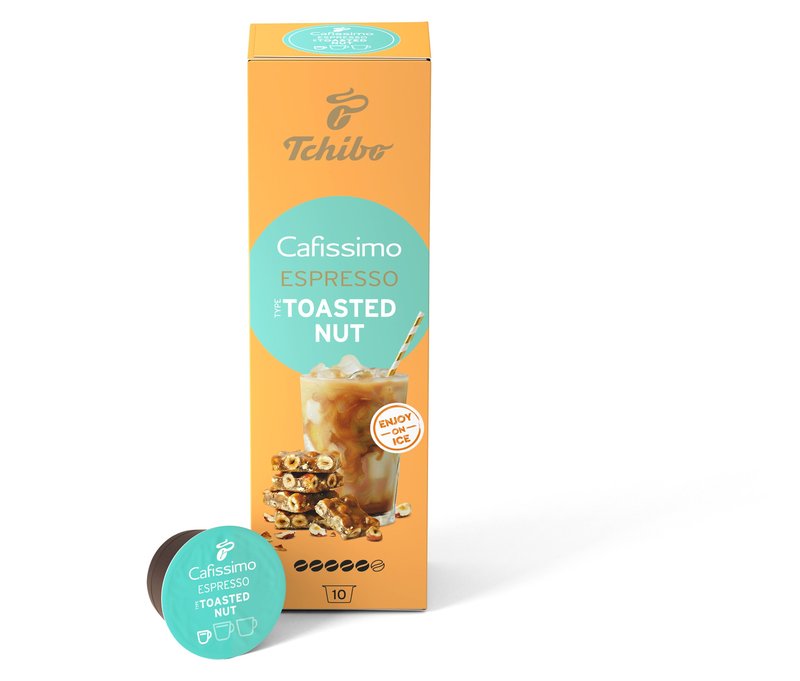 Cafissimo Flavoured Espresso - Toasted Nut - 10 Kapseln - Intensität: 5/6