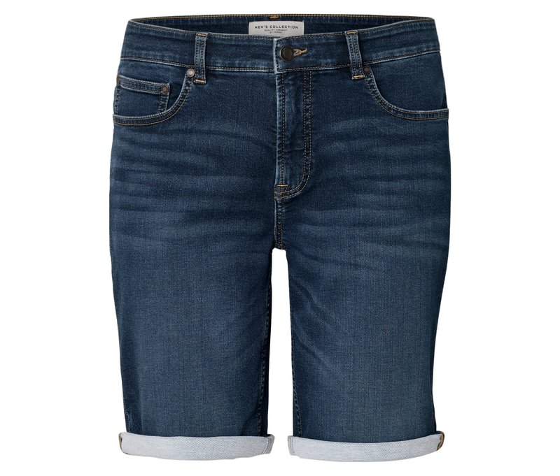 Tchibo - Comfort-Jeans-Shorts - Herren - Gr. 40 - dunkelblau