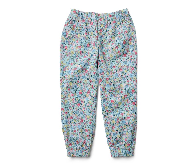 Tchibo - Kinder-Pull-on-Pants – Fit »Ella« - Baby - Gr. 86/92 - hellblau/geblümt