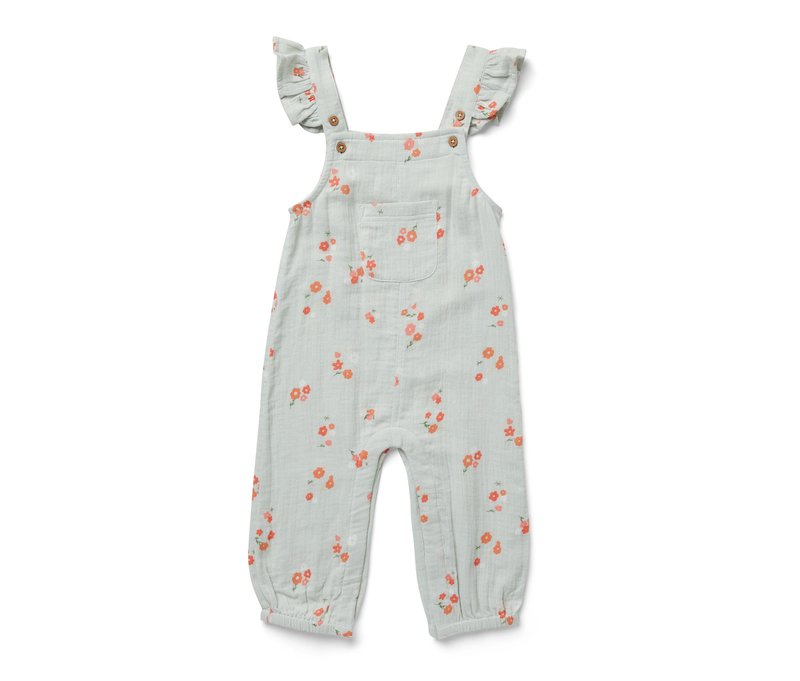 Tchibo - Kinder-Musselin-Strampler - Baby - Gr. 74/80 - mehrfarbig/geblümt