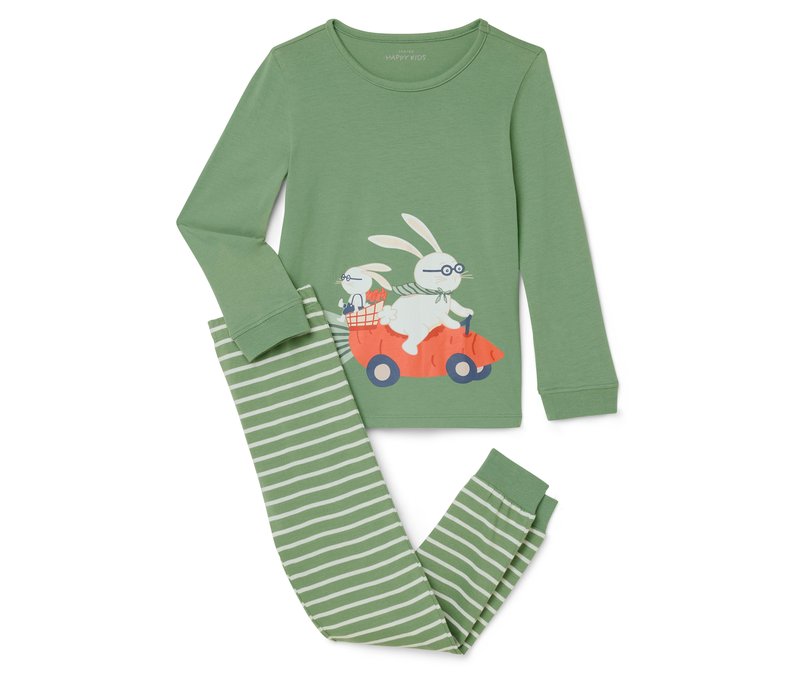 Tchibo - Kinder-Pyjama - Jungen - Gr. 110/116 - weiß