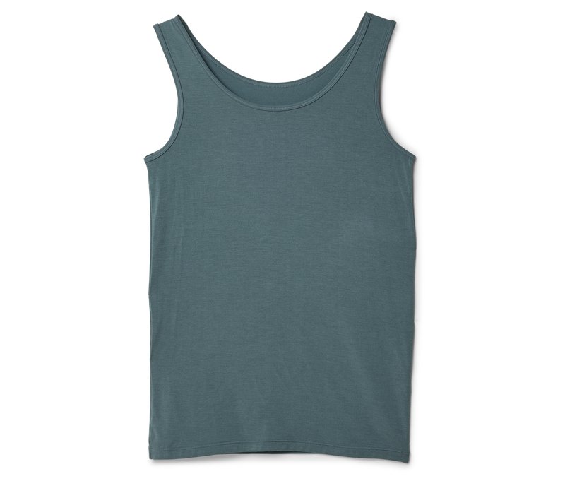 Tchibo - Hemdchen im Modal-Seide-Mix - Damen - Gr. L - petrol