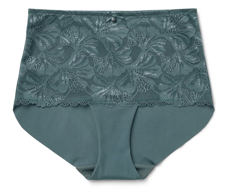 Tchibo - Highwaist-Panty »light-shaping« - Damen - Gr. L - petrol