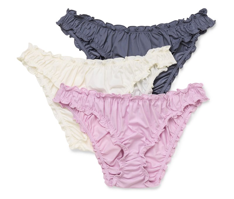 Tchibo - 3 Minislips - Damen - Gr. L - weiß